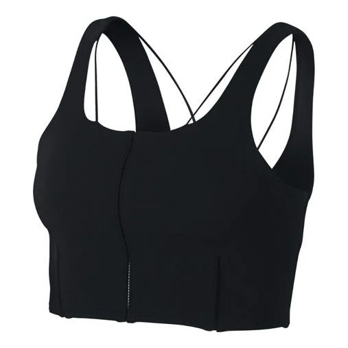 (WMNS) Nike YOGA LUXE INFINALON Short Yoga Vest Black CJ3666-010 - 1