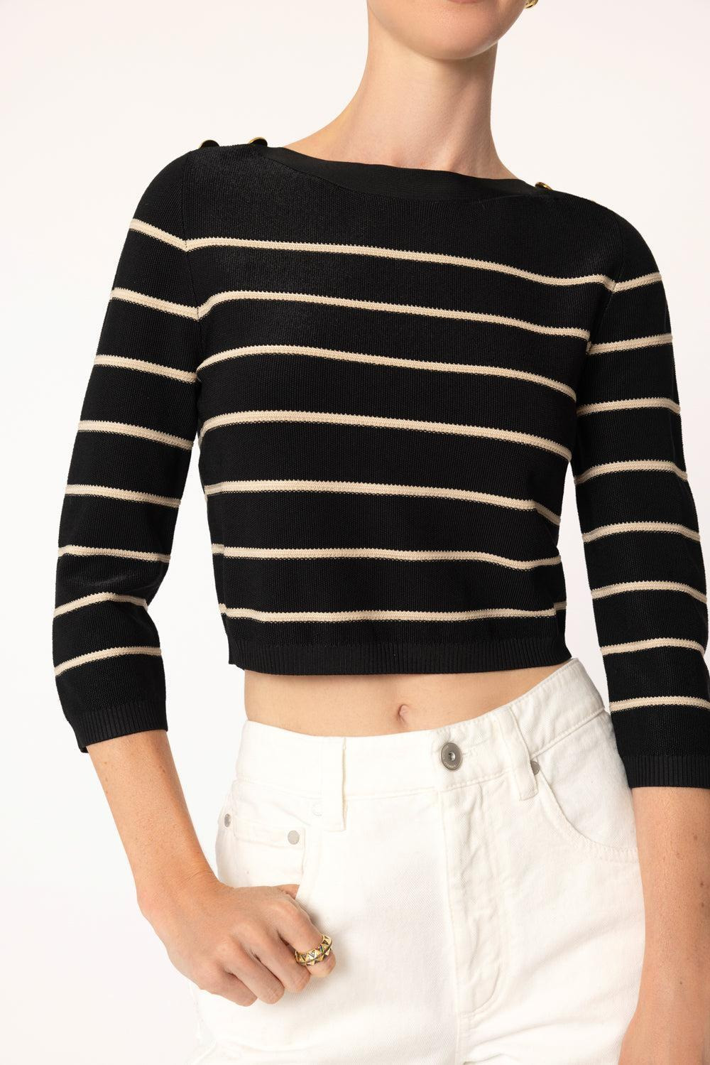 Crush Stripe Crop Top - 3