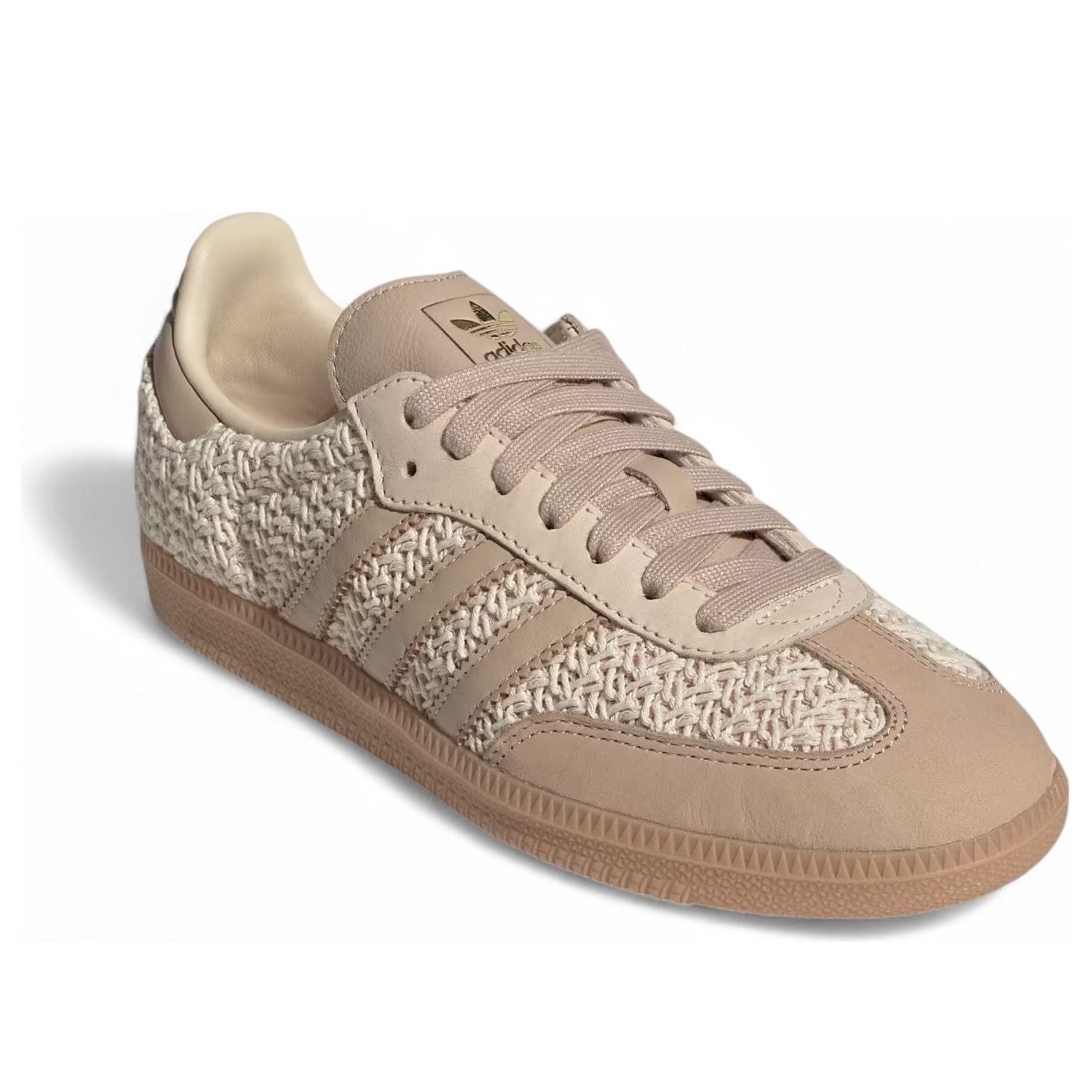(WMNS) adidas Samba OG 'Crochet Pack Sand Strata' JR9446 - 3