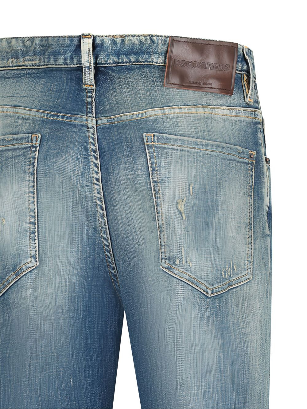faded-wash distressed denim jeans - 3