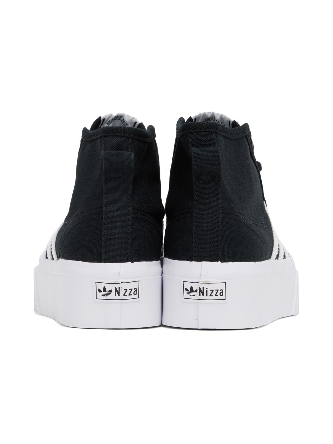 Black Nizza Platform Mid Sneakers - 2