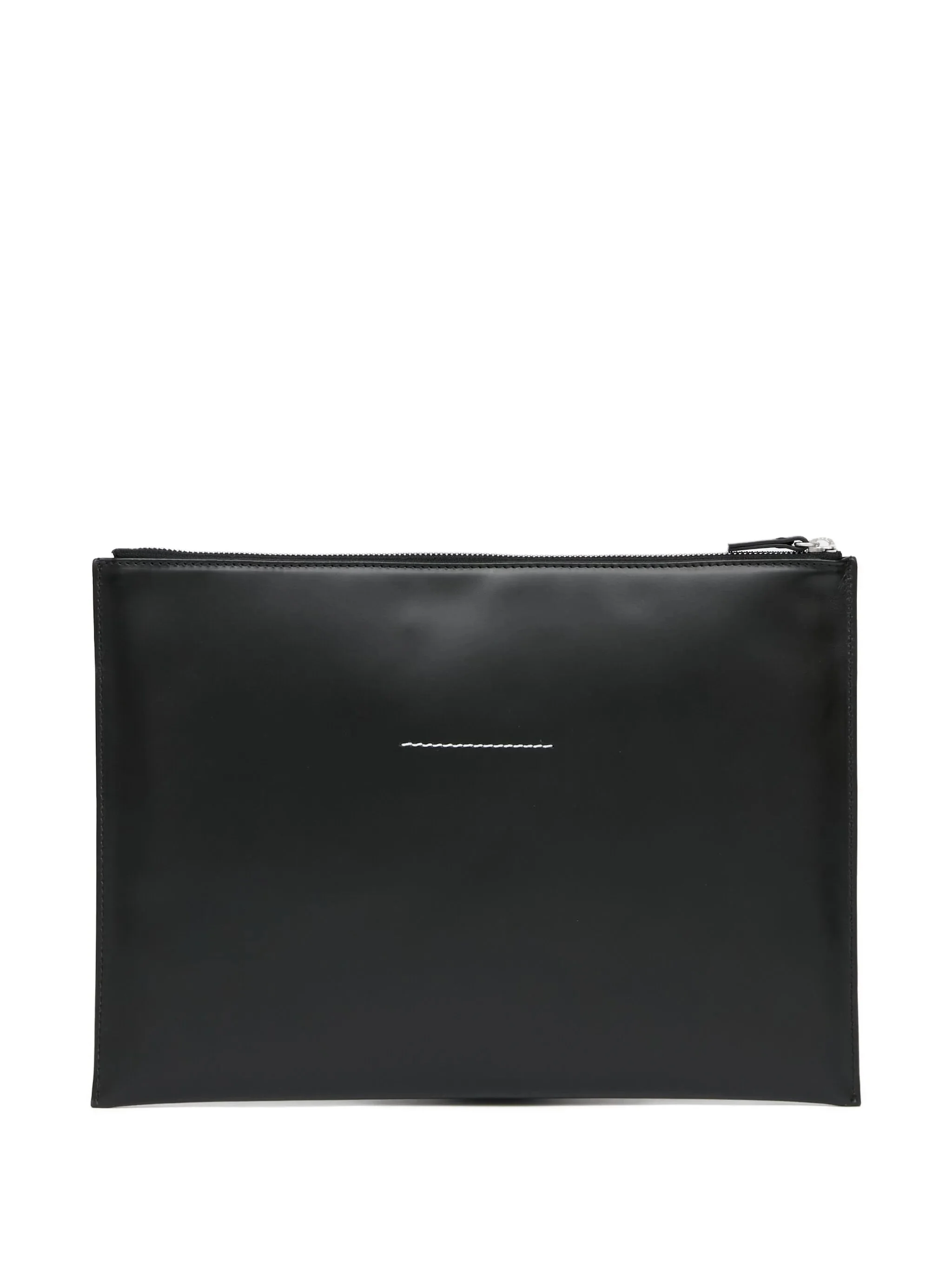 Mm6 Maison Margiela Logo-patch Cutch Bag - 1