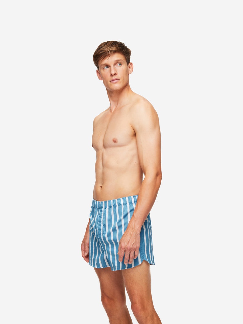 Men's Modern Fit Boxers Royal 219 Cotton Blue - 6