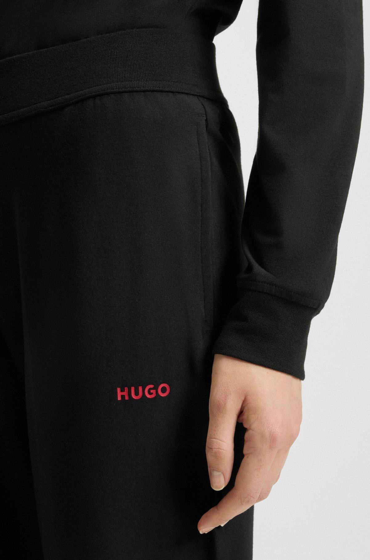 RELAXED-FIT TRACKSUIT BOTTOMS WITH PRINTED LOGO - 4
