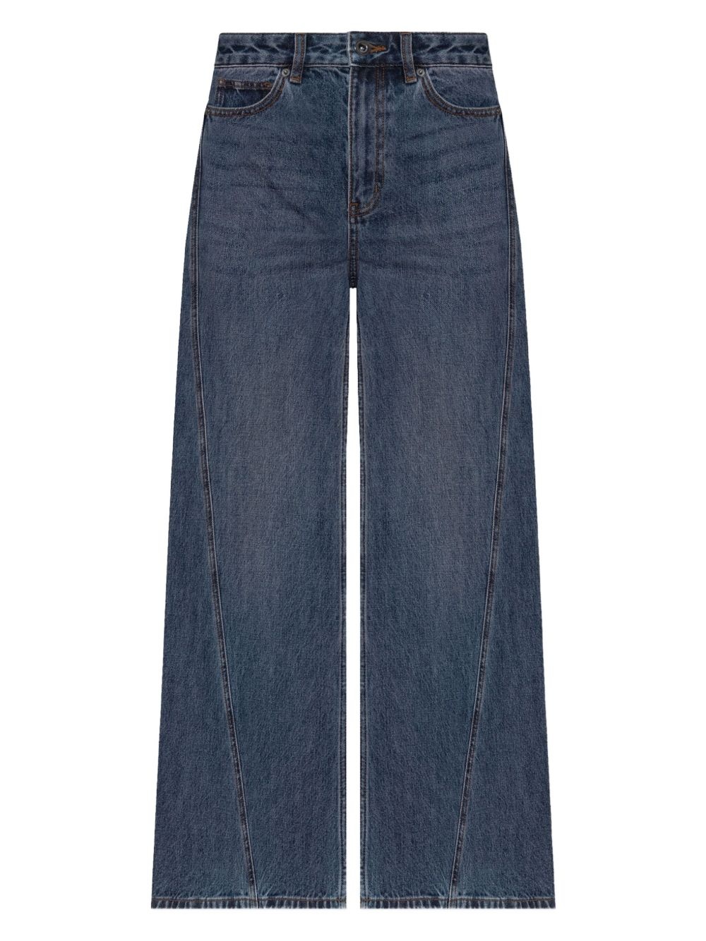 self-portrait wide-leg jeans | REVERSIBLE