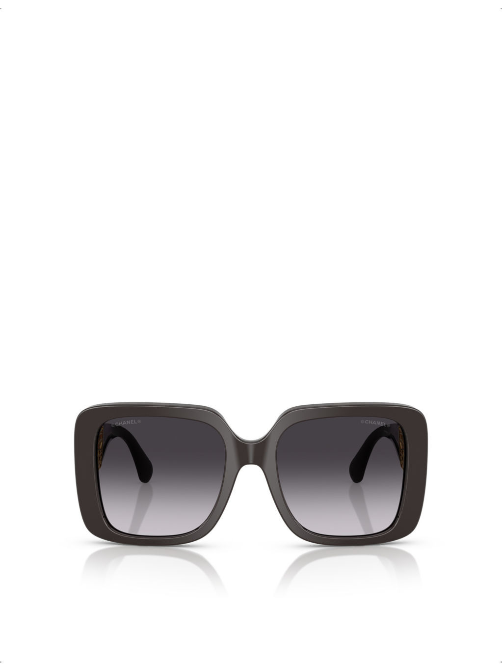 Square-frame acetate sunglasses - 1