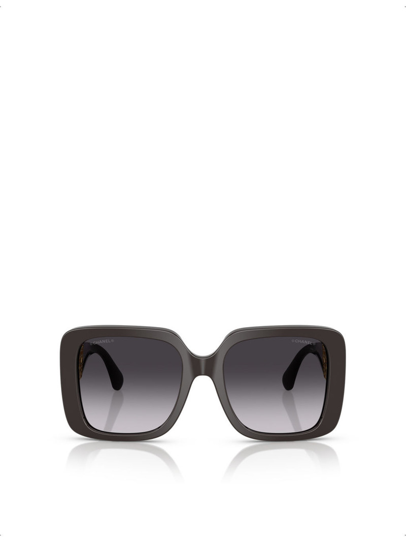 Square-frame acetate sunglasses 1