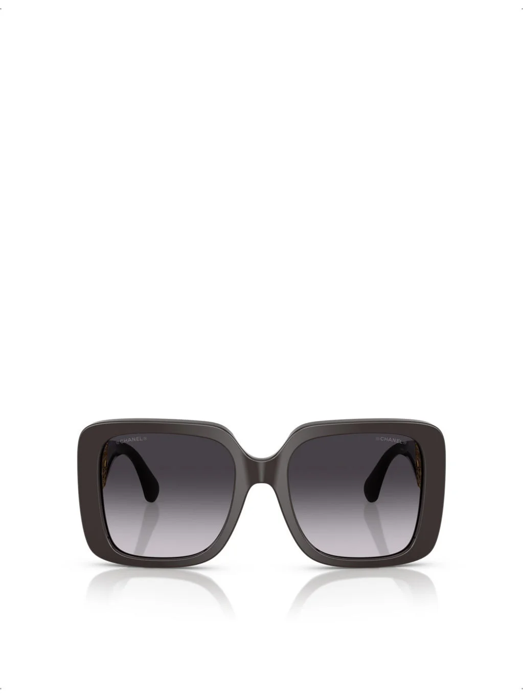 Square-frame acetate sunglasses - 1