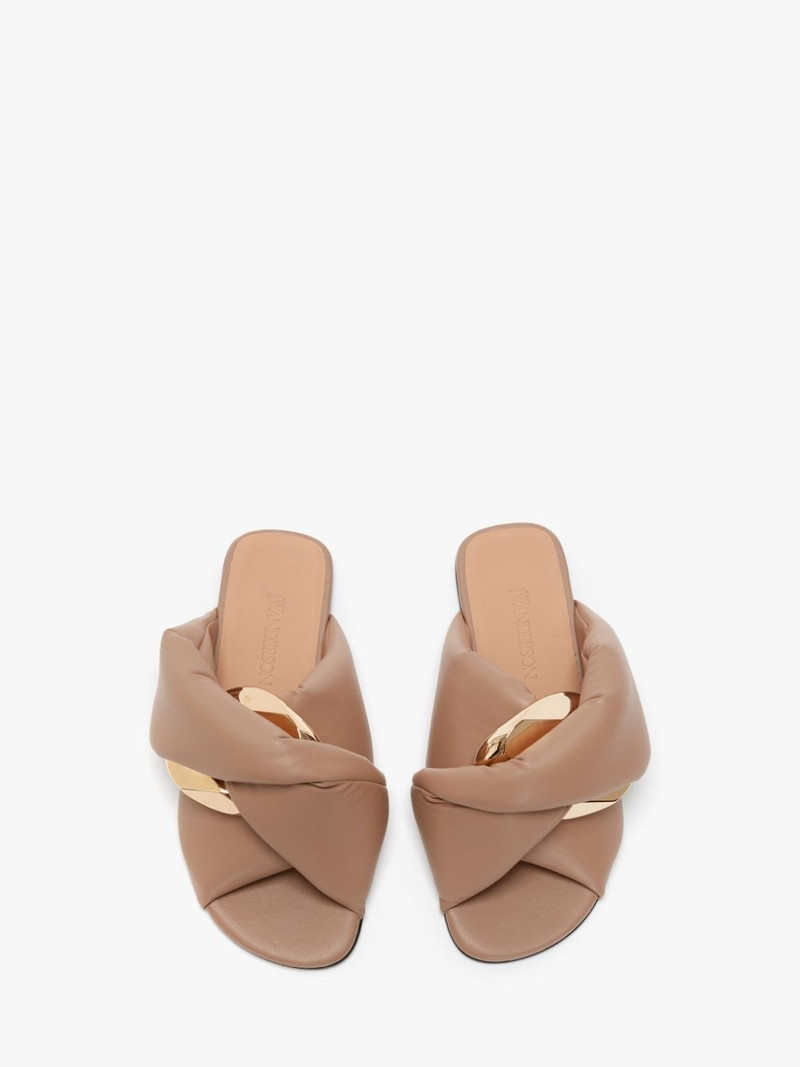 WOMEN'S CHAIN TWIST FLAT SANDAL 4