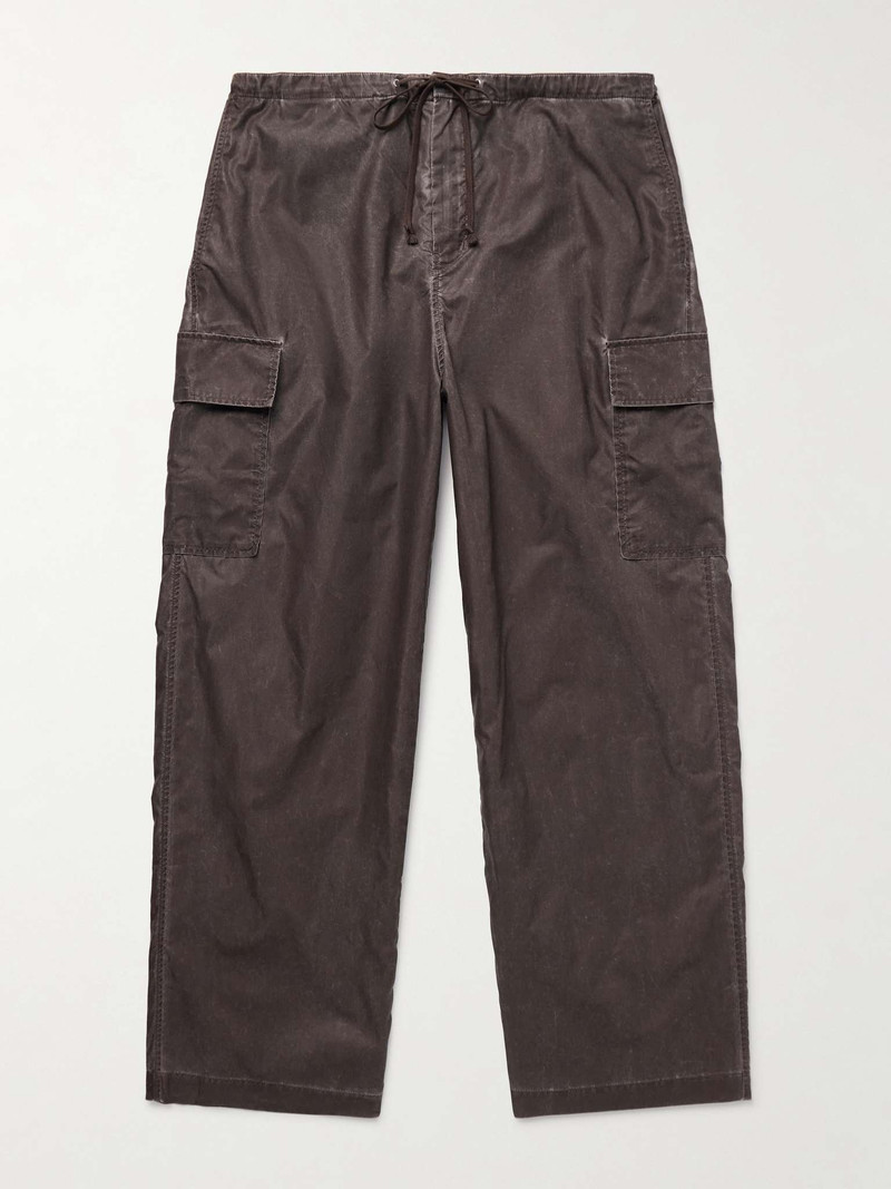 Way Straight-Leg Shell Drawstring Cargo Trousers - 1