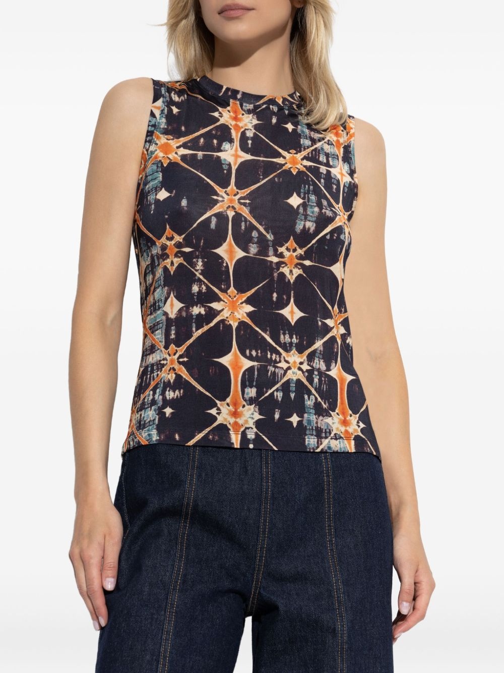 Ines printed sleeveless top - 3