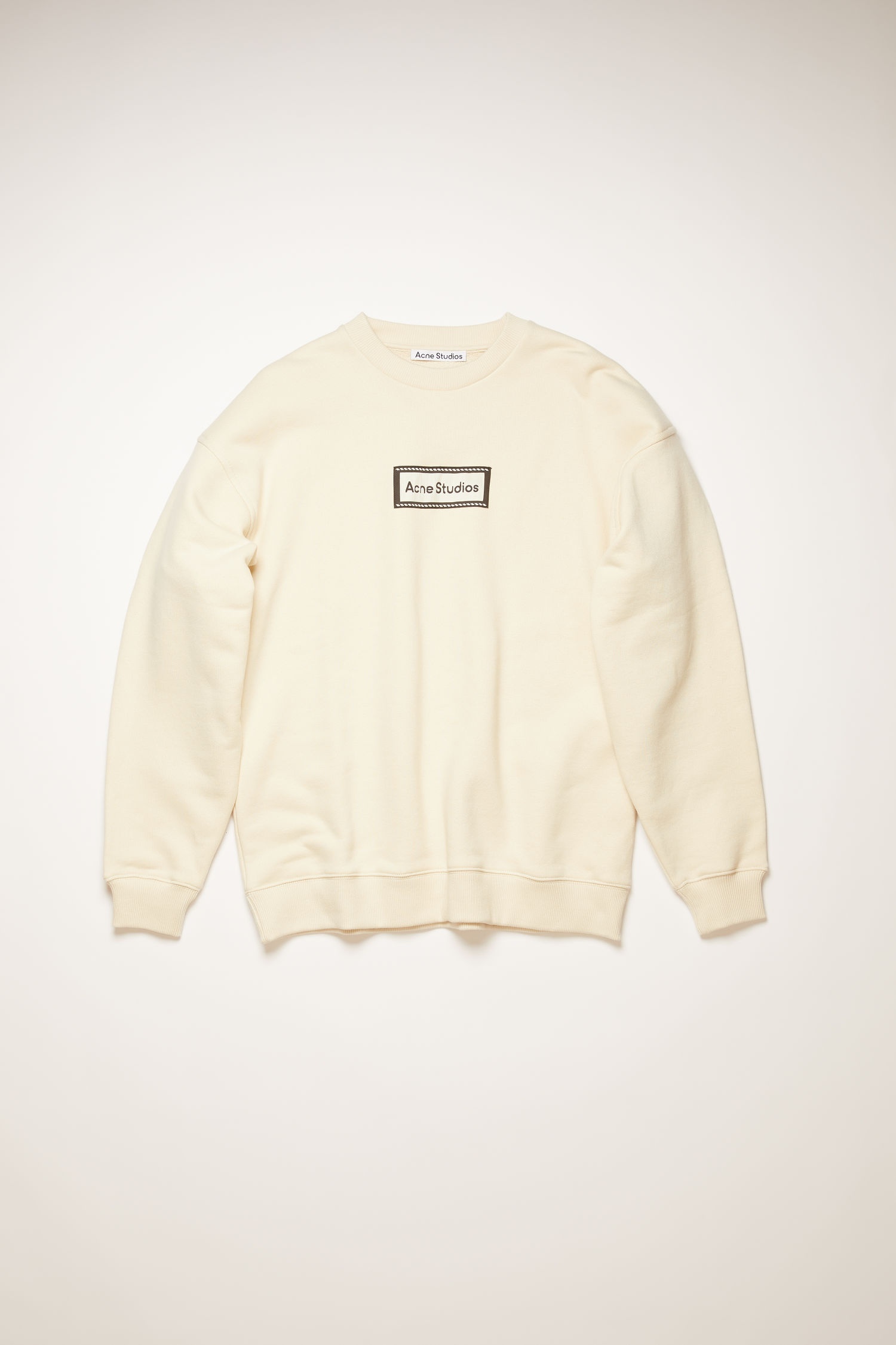 Reverse-label sweatshirt warm white - 1