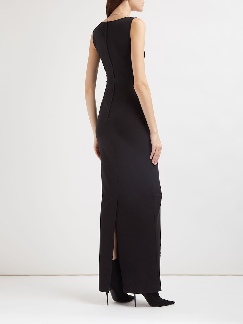 Punto Milano jersey long dress - 3