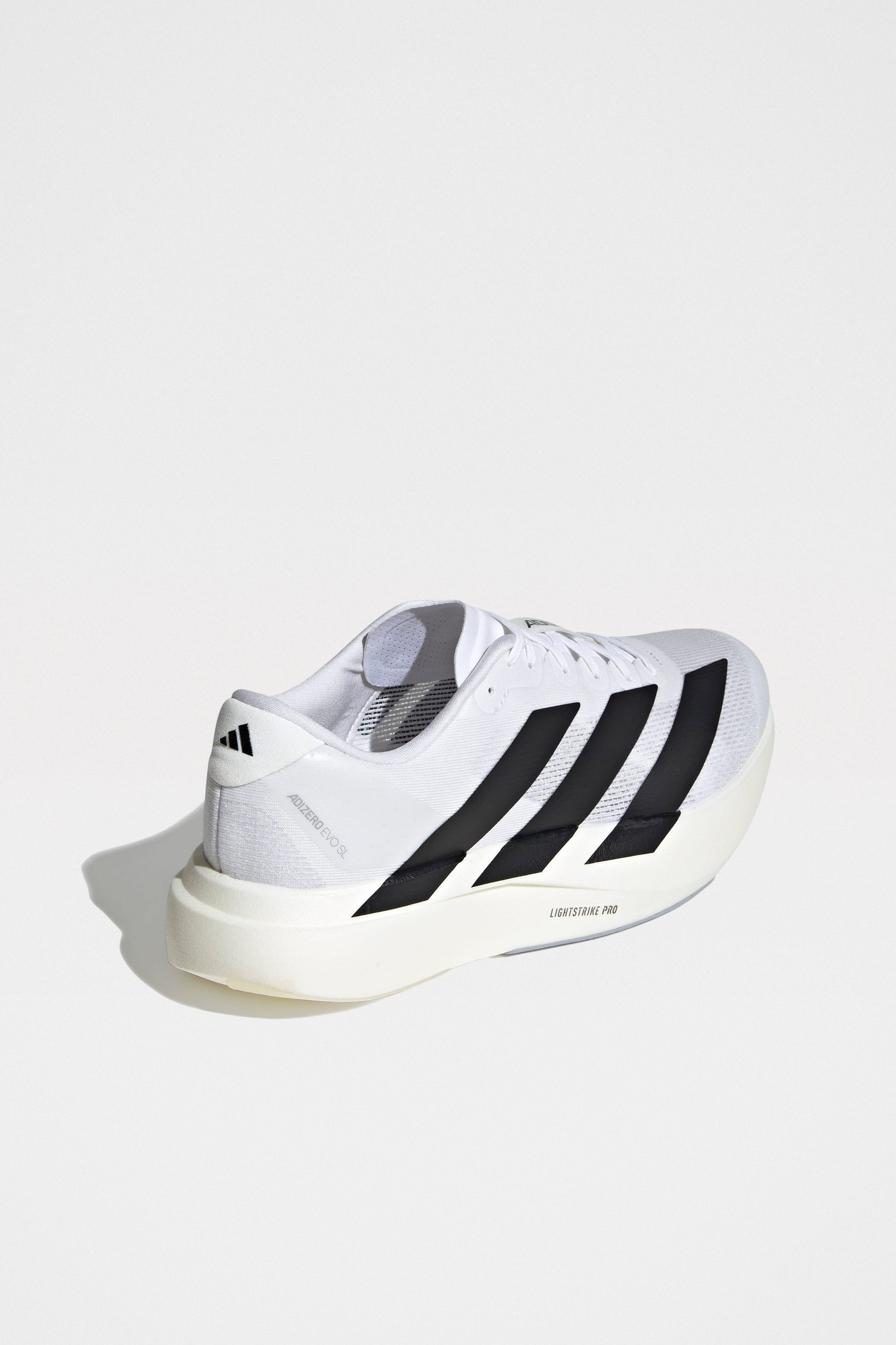 ADIDAS ADIZERO EVO SL CLOUD WHITE / CORE BLACK - 5