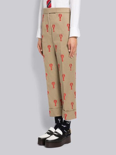 Thom Browne Cotton Twill Classic Lobster Backstrap Trouser outlook