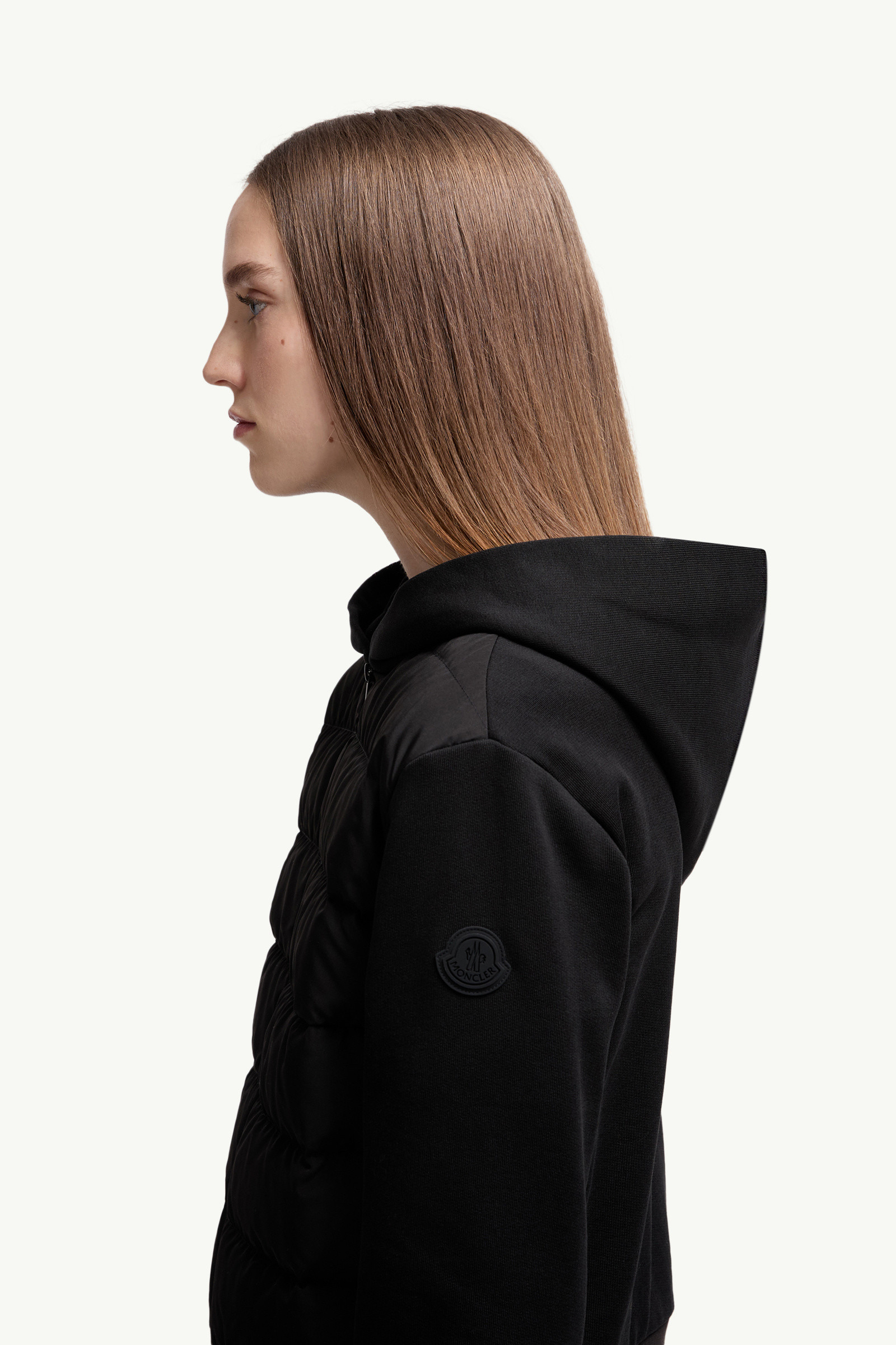 Padded Cotton Zip-Up Hoodie - 4
