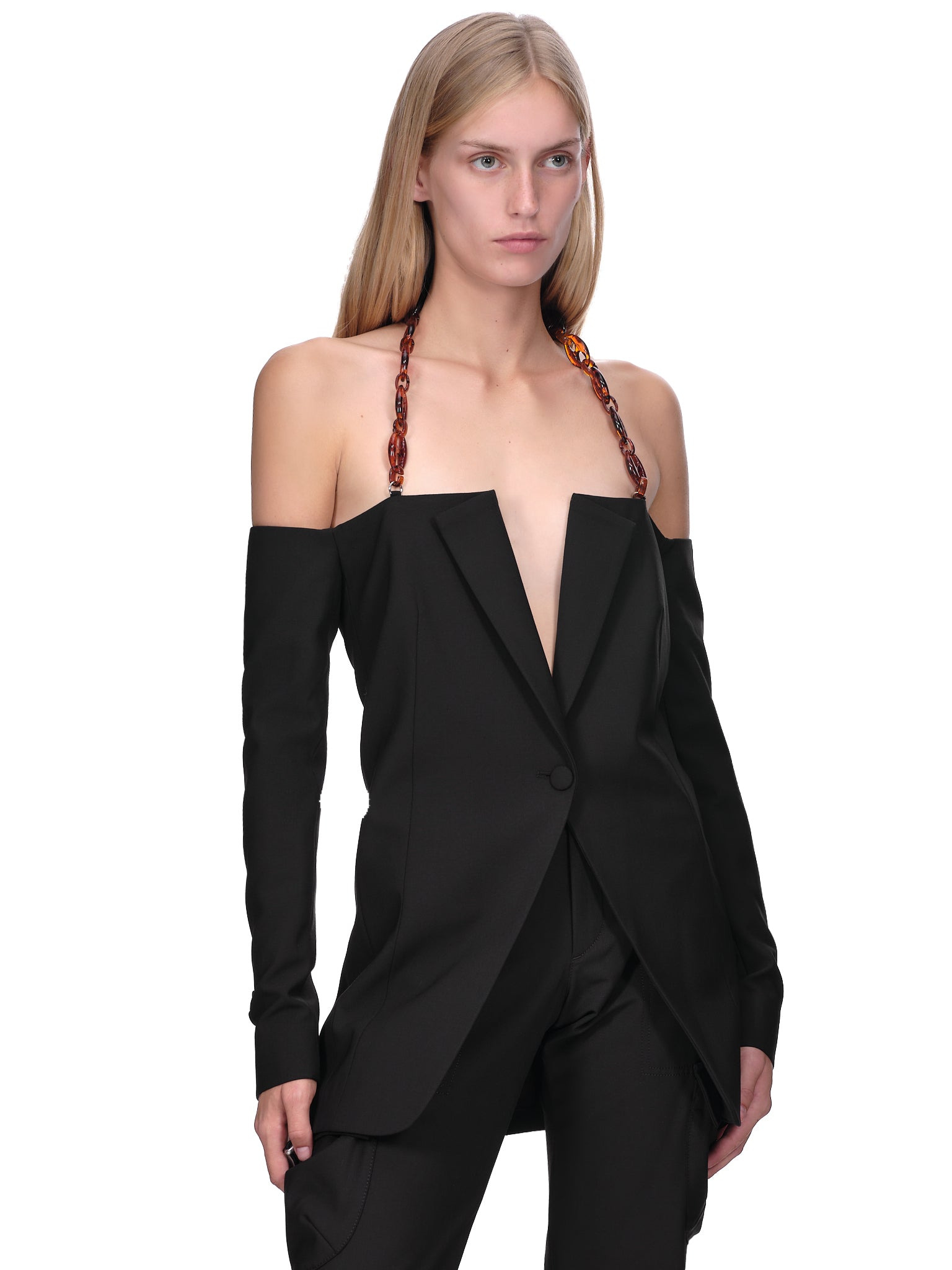 Chain Detail Blazer - 4