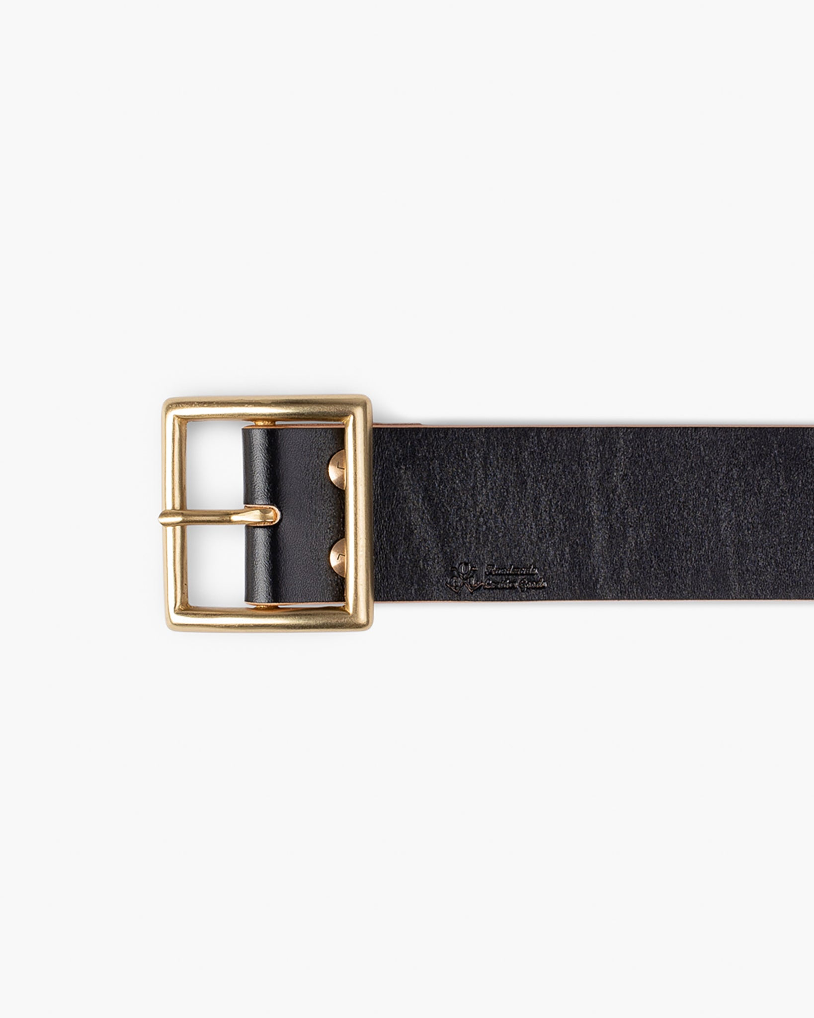 OGL-BELT-VTG1.75-BLK OGL Vintage 1.75" Leather Belt - Hand-Dyed Black - 6