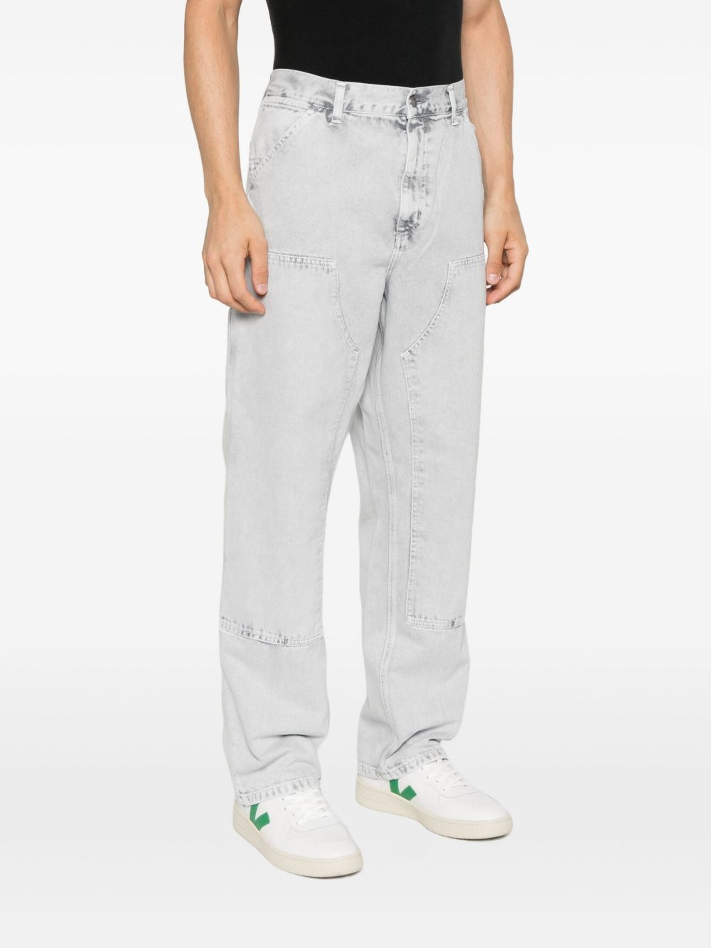 double-knee utility jeans - 3