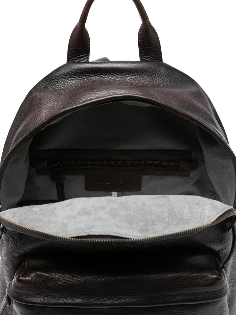 OC Pack 001 front-pocket leather backpack 4