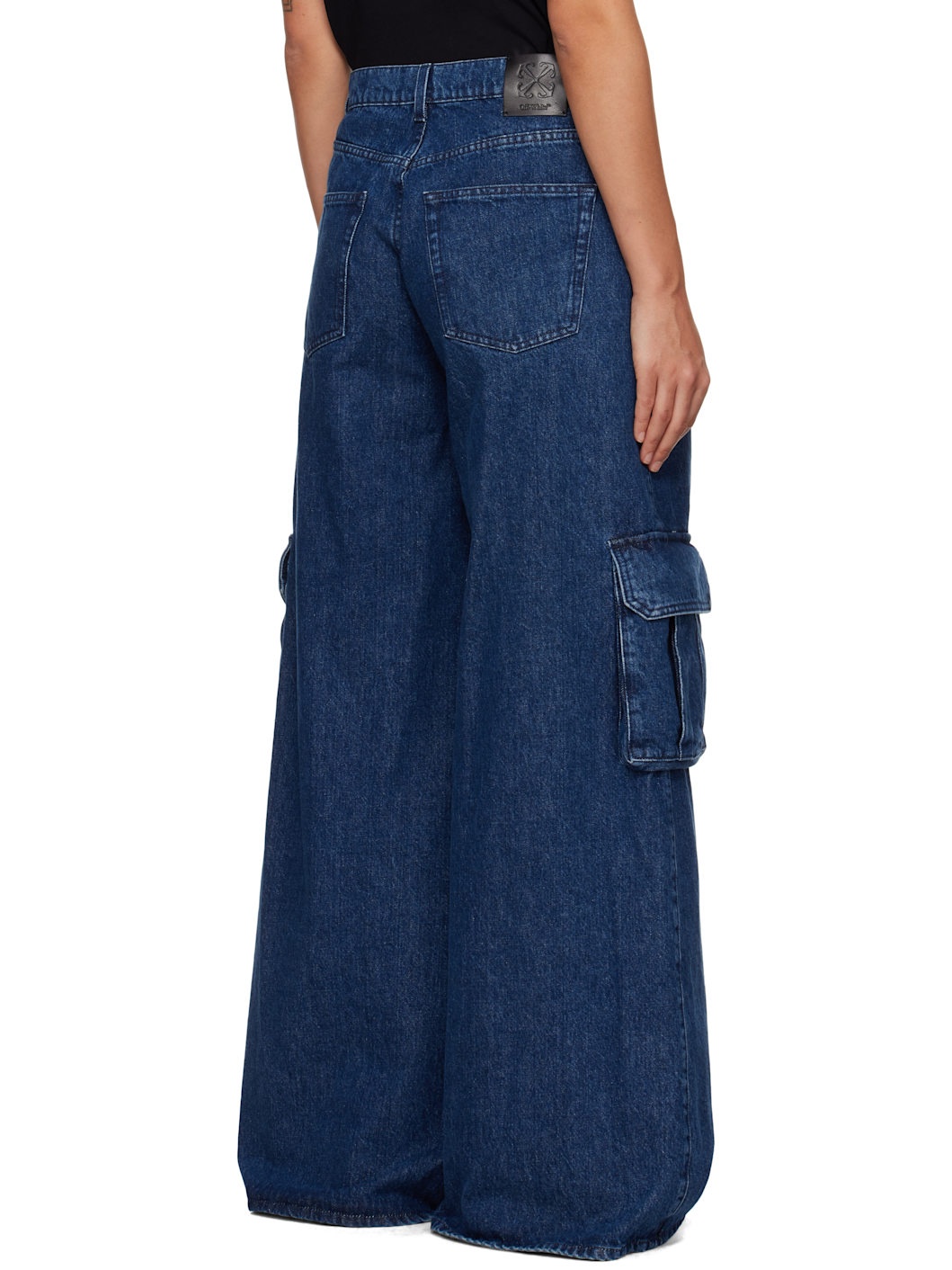 Blue Cargo Wide jeans - 3