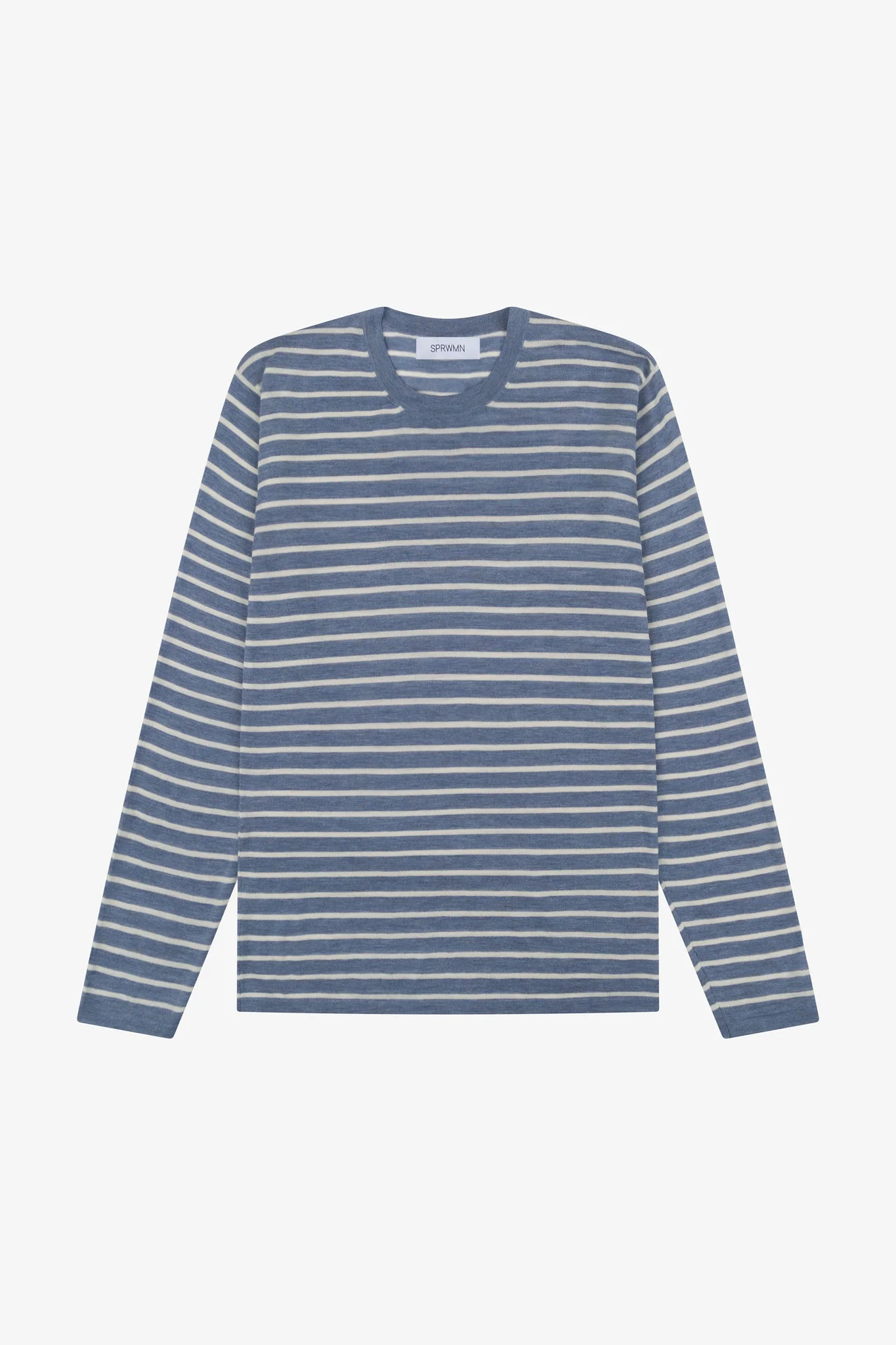 LONG SLEEVE CASHMERE TEE - 1