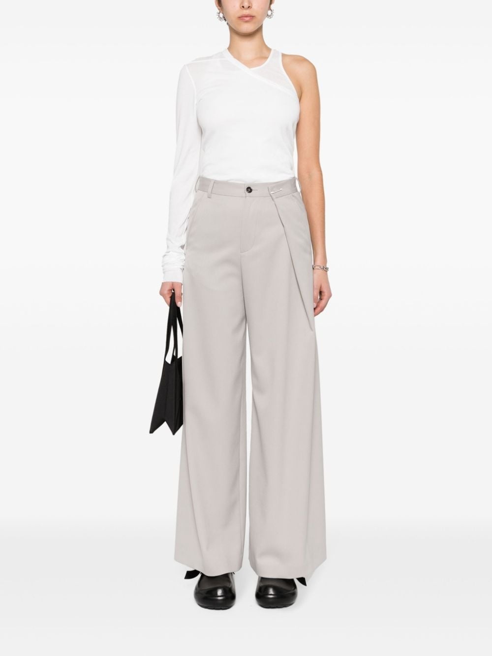 tailored wide-leg trousers - 2