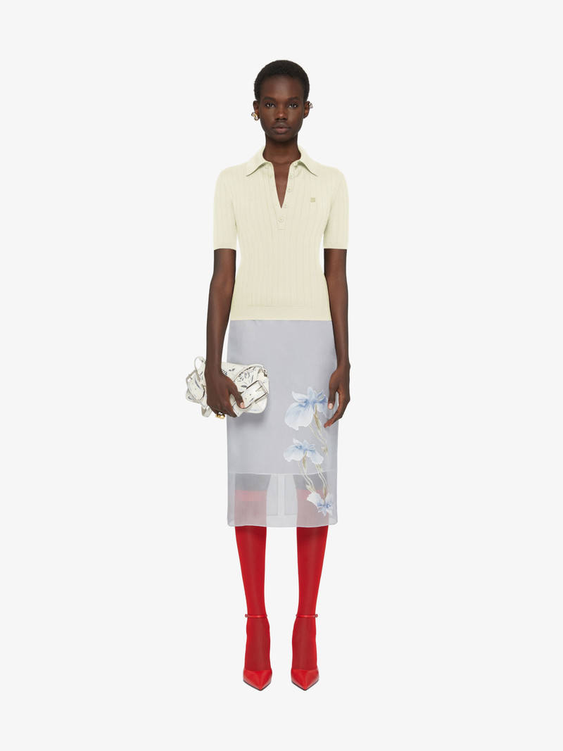 Givenchy SKIRT IN FLORAL DÉVORÉ SATIN outlook