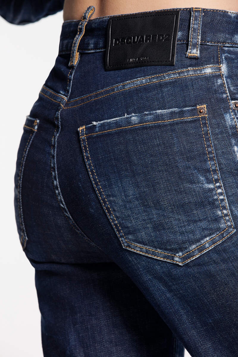 CRYSTAL FLIES WASH BOSTON JEANS - 4