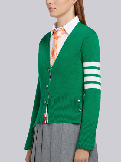 Thom Browne 4-Bar stripe cardigan outlook