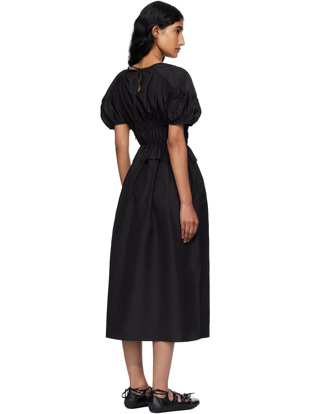 Black Betsy Midi Dress - 3