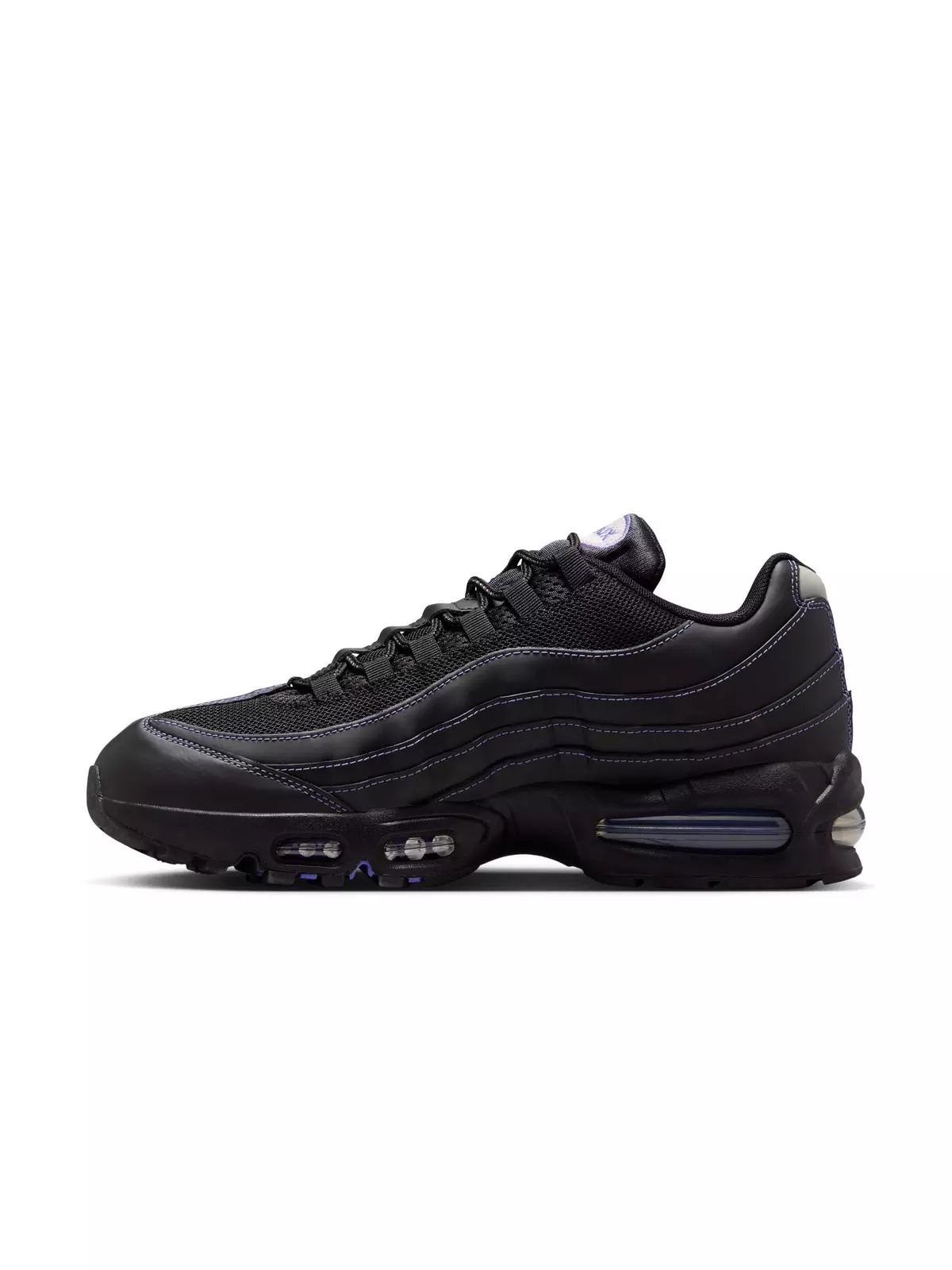 Air Max 95 OG "Black/Persian Violet/Wolf Grey" Men's Shoe - 4