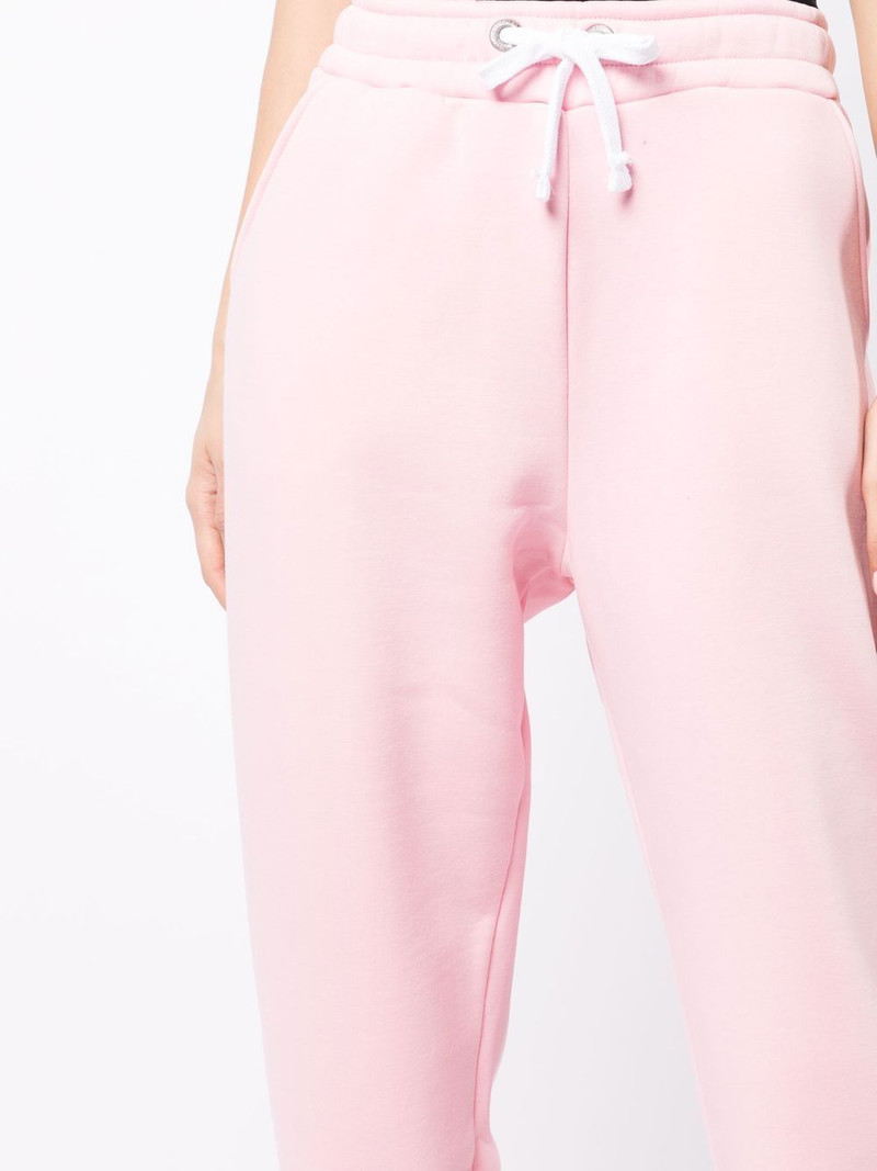 drawstring slim track pants 5