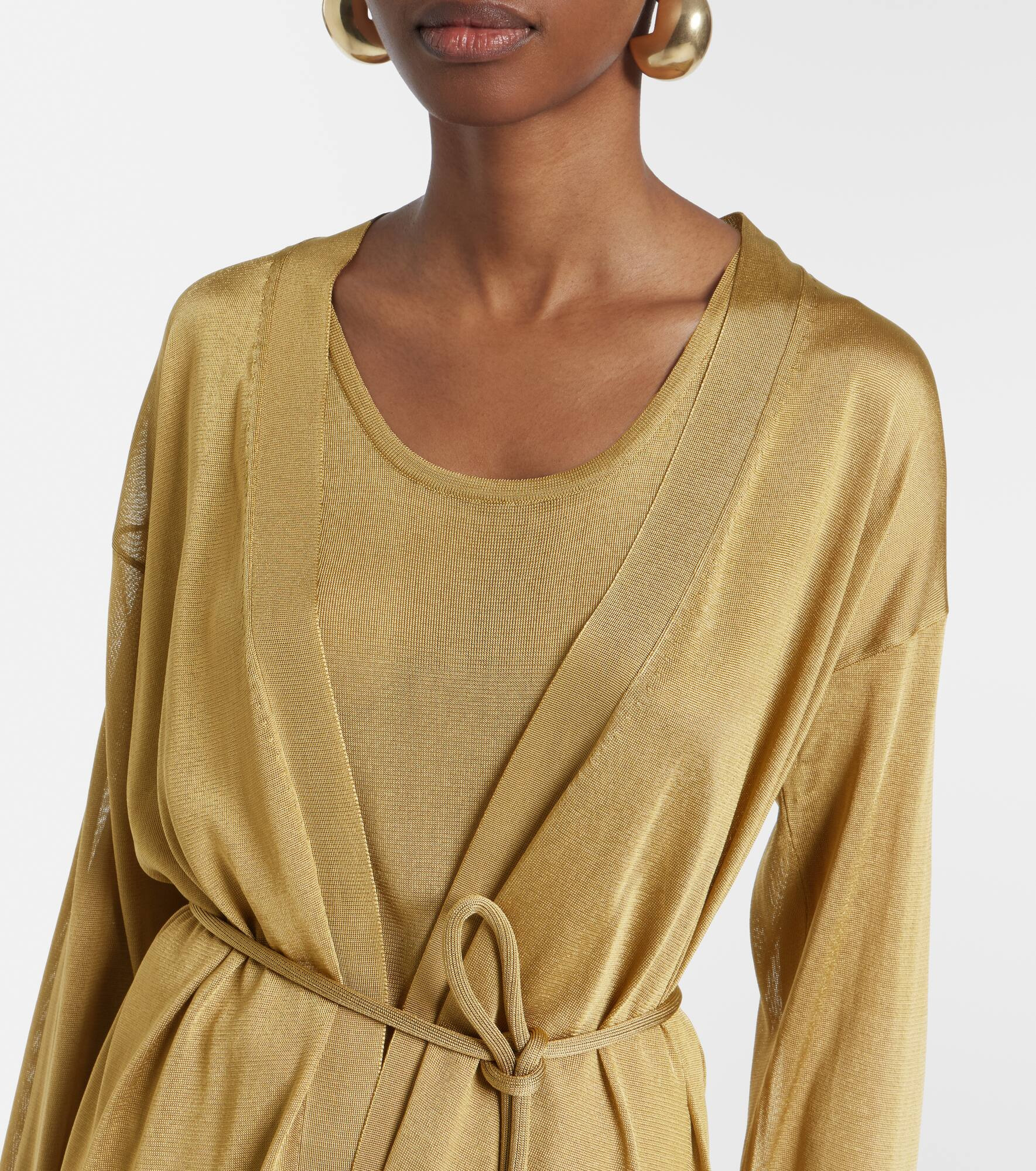 Danza wrap cardigan - 4