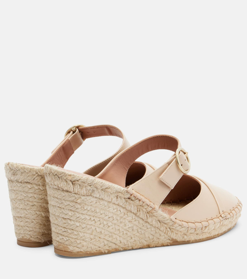 MALONE SOULIERS Farah leather espadrille wedges outlook