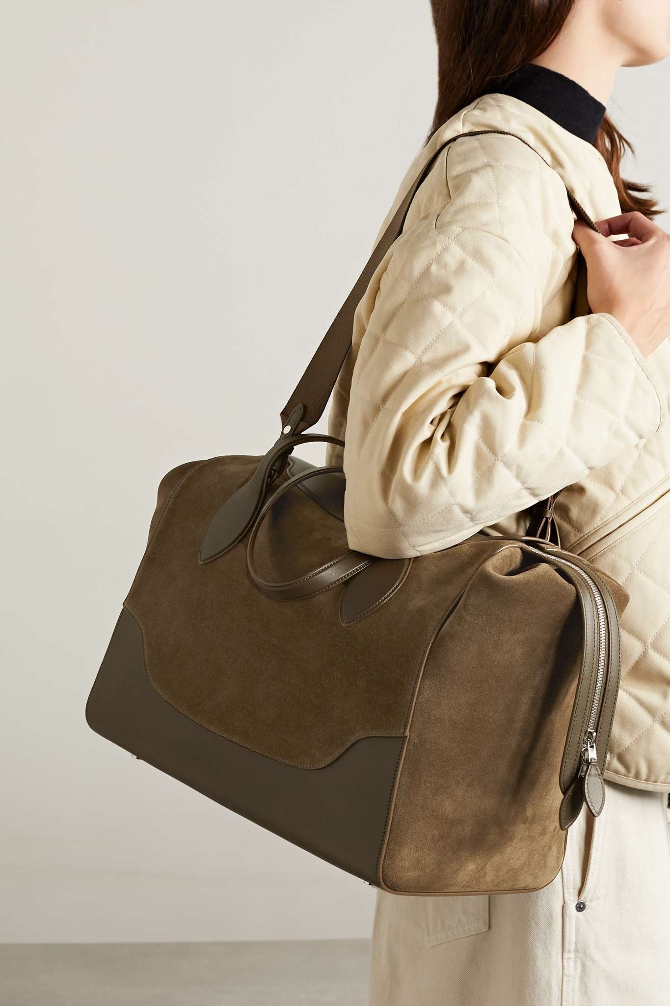 Sesia Happy Day medium textured-leather tote - 3