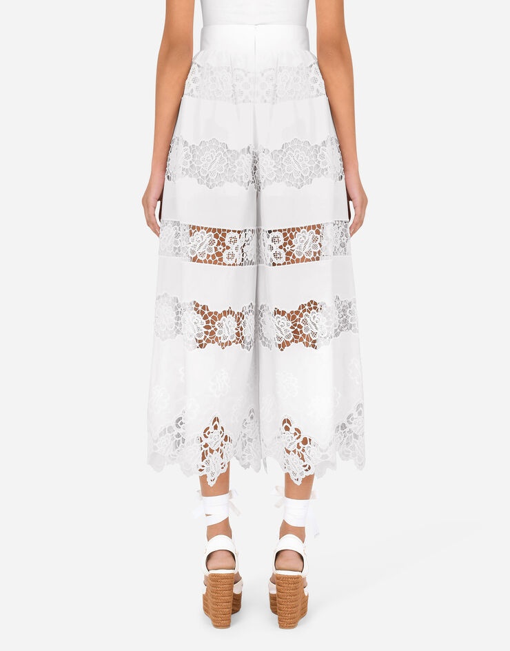 Culottes with openwork embroidery - 2