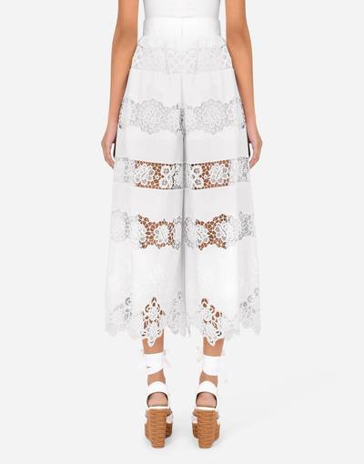 Dolce & Gabbana Culottes with openwork embroidery outlook