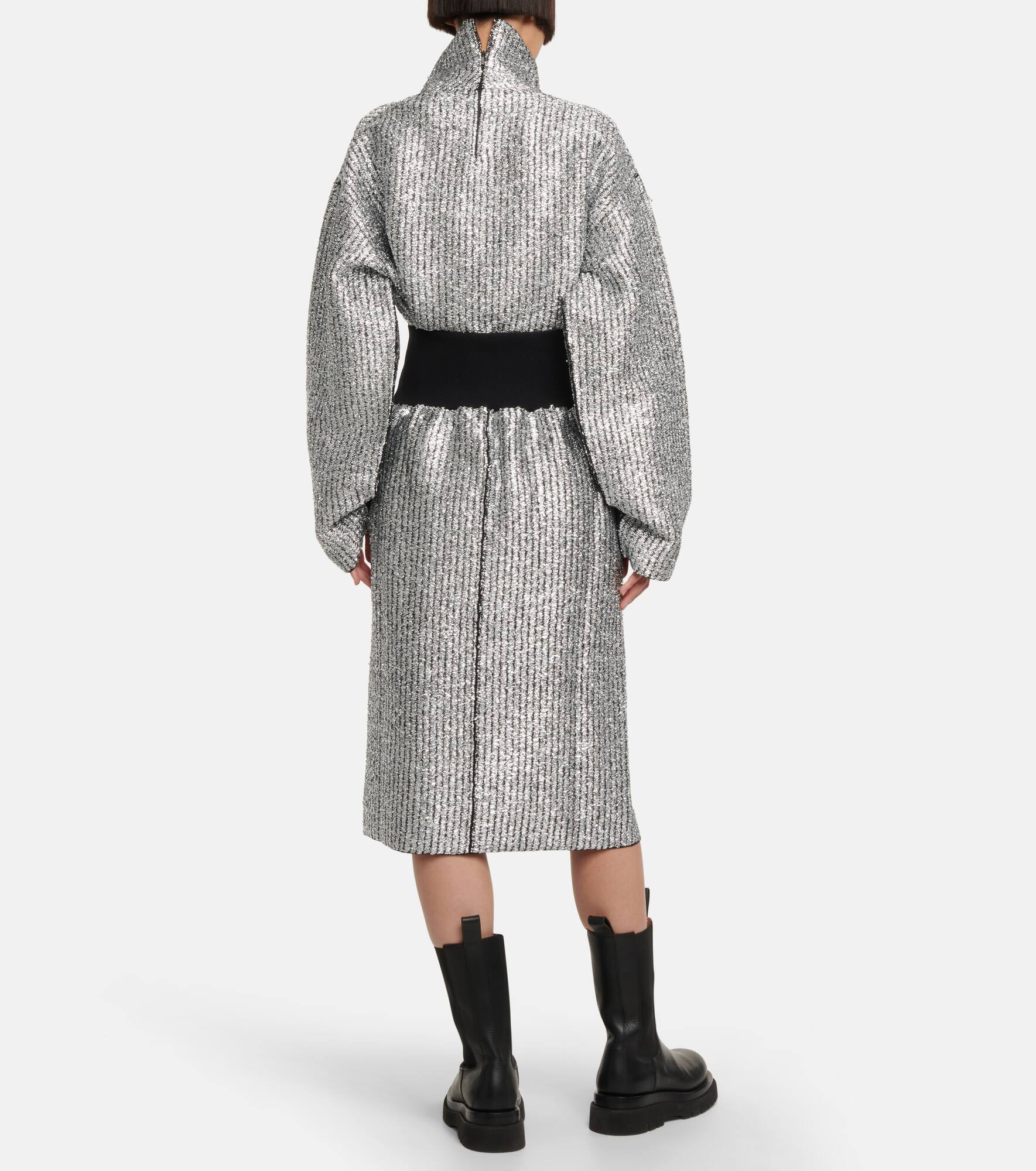 2 Moncler 1952 Lurex® wool-blend midi skirt - 3
