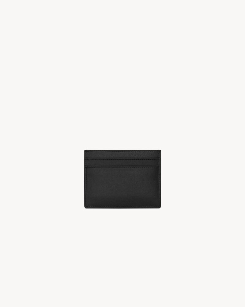 SAINT LAURENT CASSANDRE CARD CASE IN SMOOTH LEATHER outlook