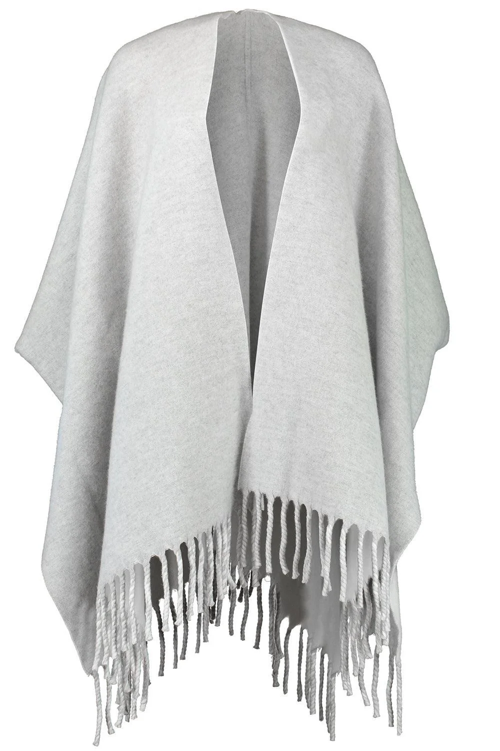 Reversible Double Knit Poncho - 1