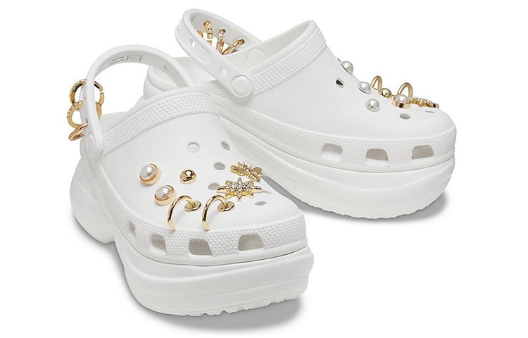 (WMNS) Crocs Clog Outdoor Classic Sports Sandals White 207389-103 - 5
