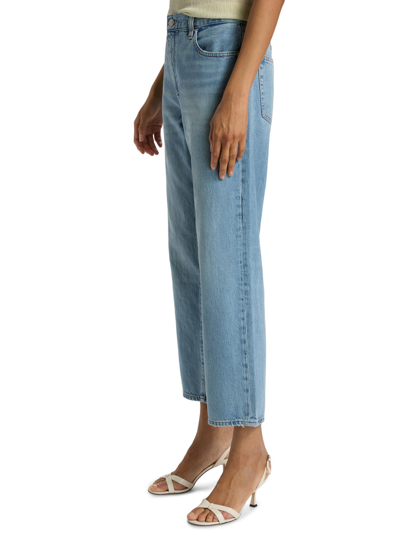 Women's Off Duty Hang Stretch-Cotton Straight-Leg Crop Jeans - Frey 4