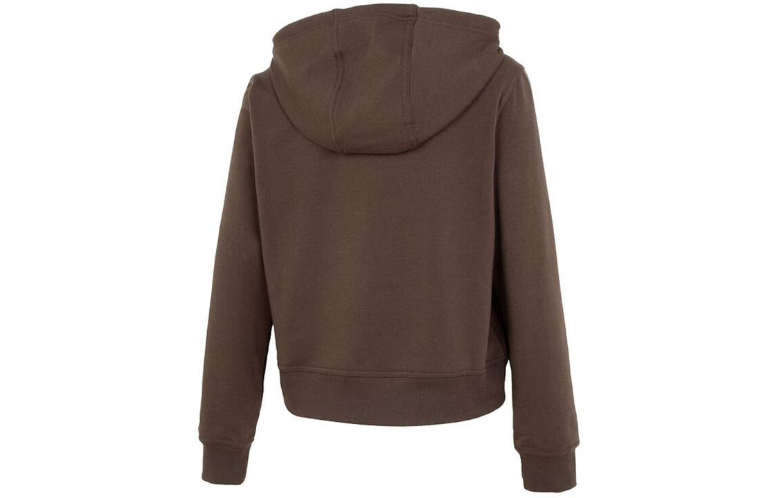 (WMNS) Nike Spring Sports Casual Sweatshirt Pullover 'Brown' FB5144-237 - 3