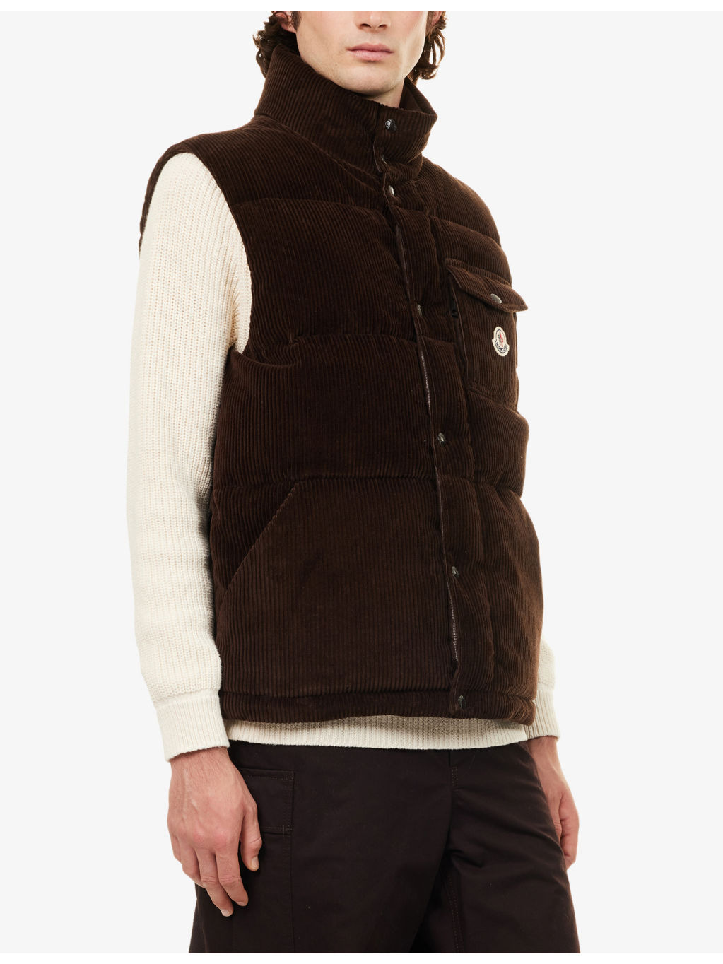 Agen Sleeveless Corduroy Gilet - 3