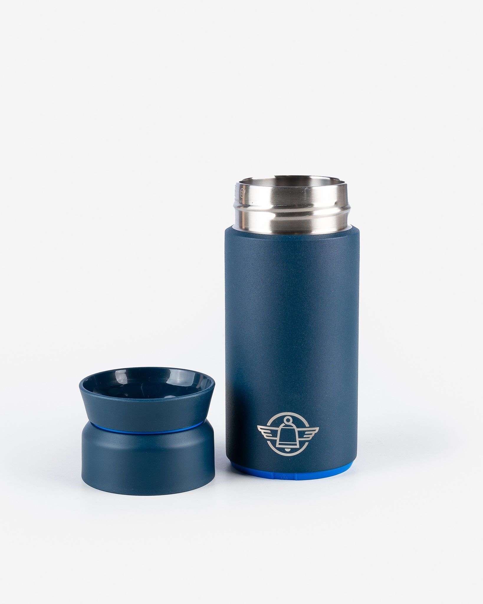 IHxOB-02-BLU Iron Heart x Ocean Bottle 350ml Stainless Steel Brew Flask - 5