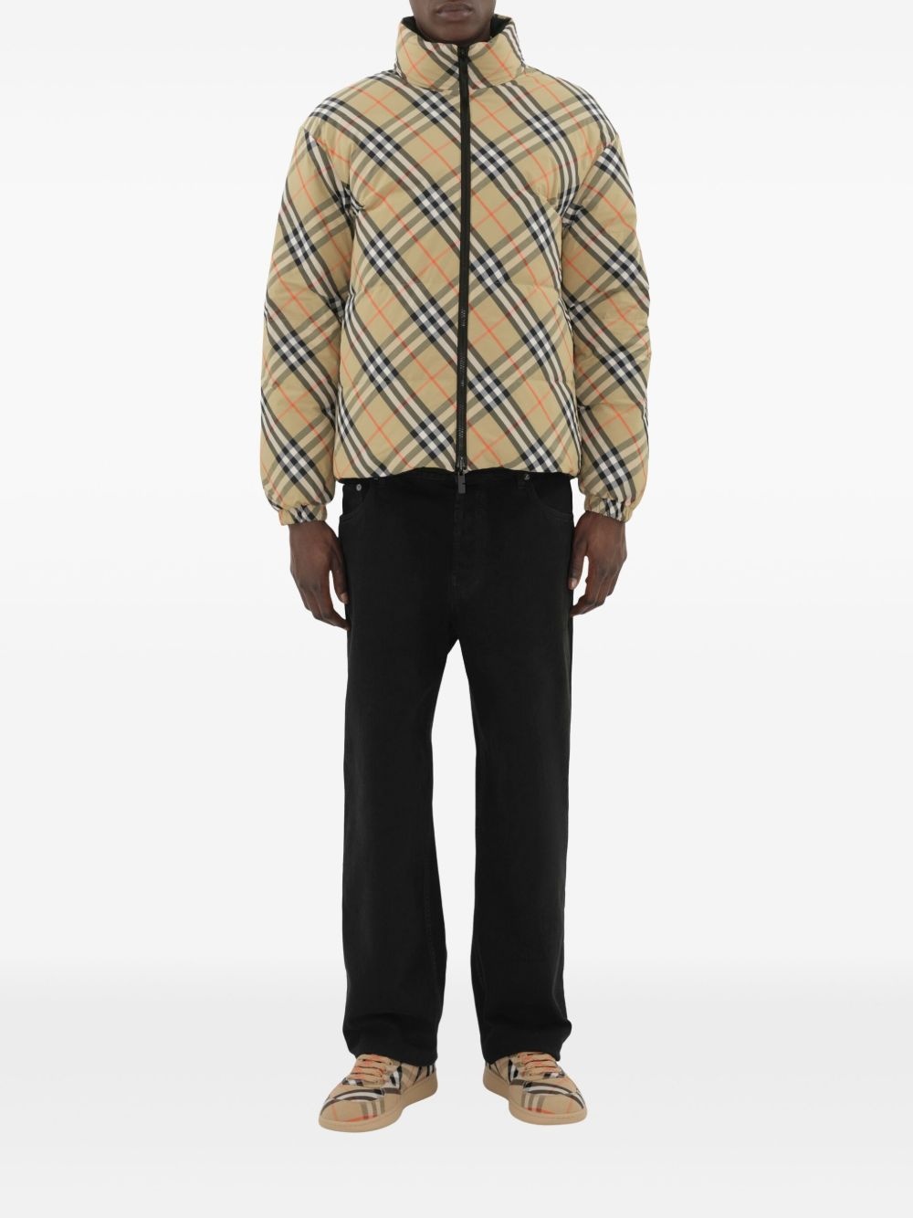 Reversible Check puffer jacket - 2