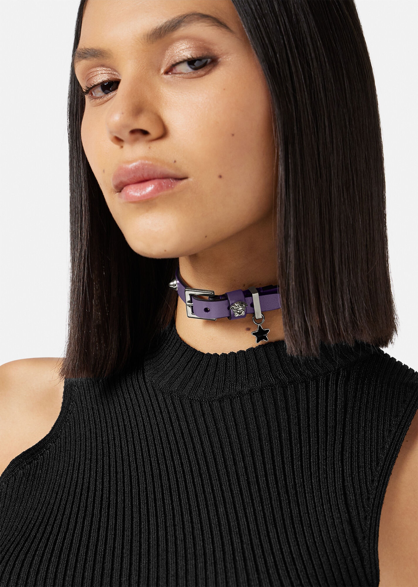 Studded Leather Chocker - 3