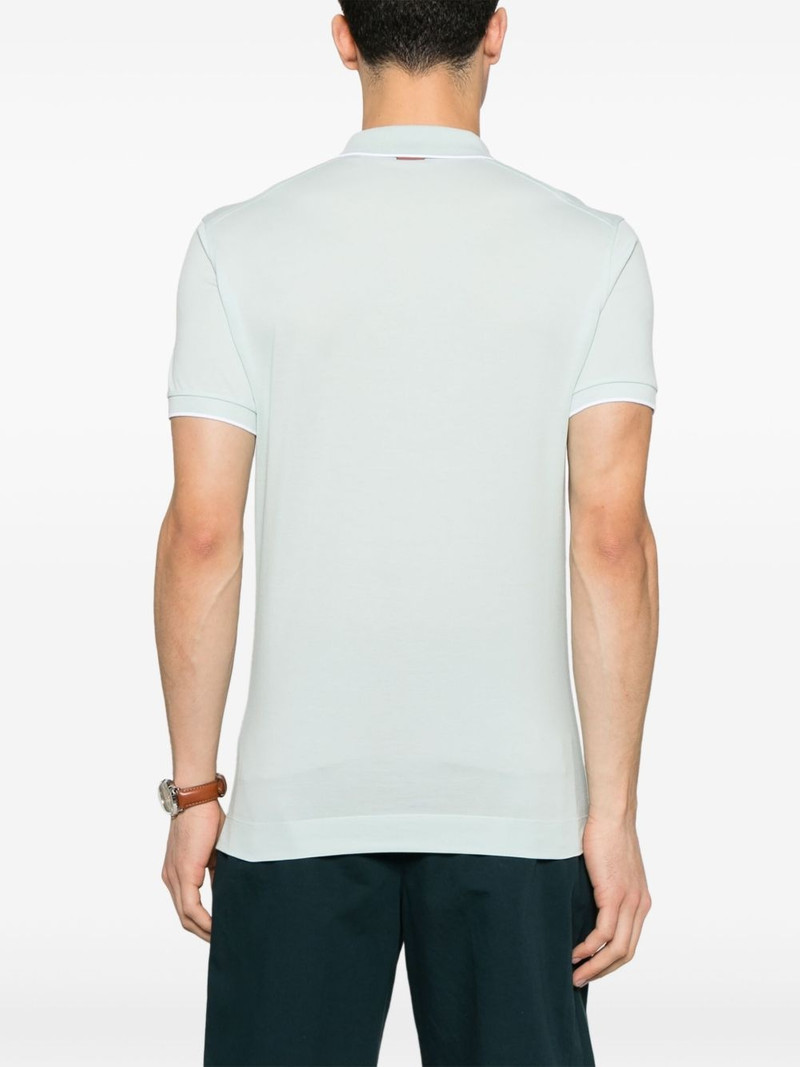 logo-embroidered polo shirt 3