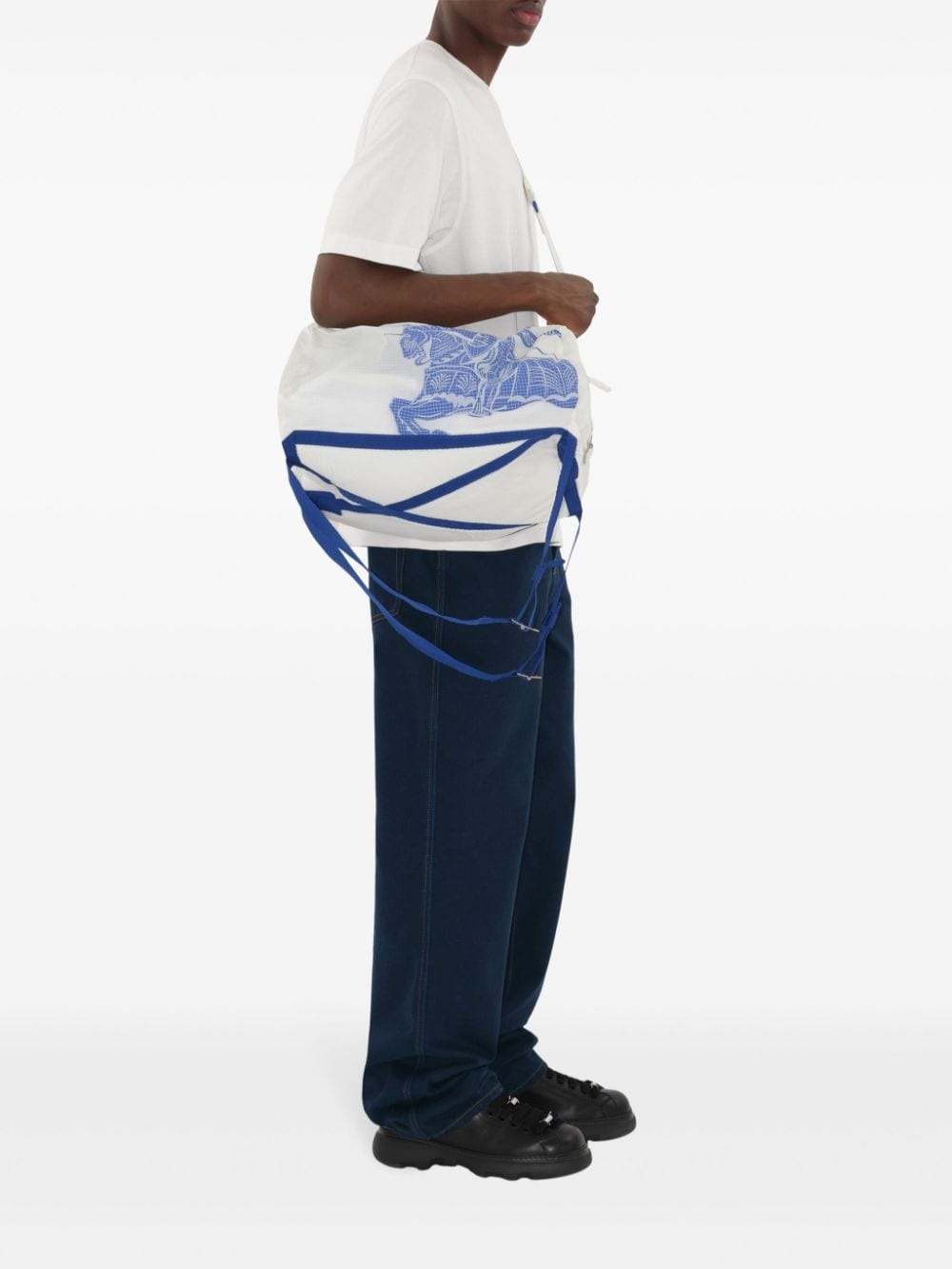 medium EKD logo-print duffle bag - 7